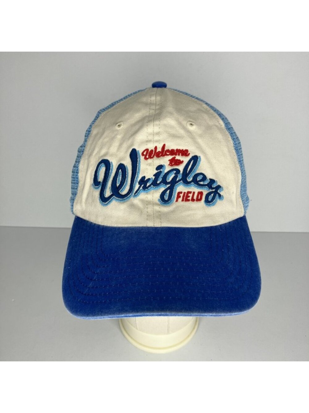 Wrigley Field Hat American Needle Men's Adjustable Blue White Baseball